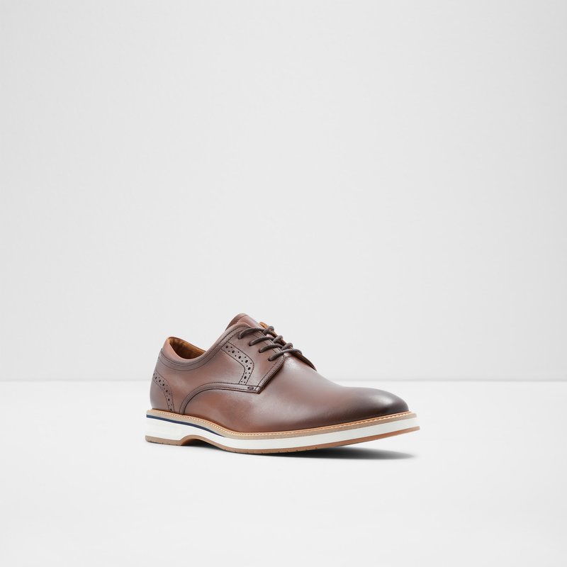 Aldo oxford cipele ASTEANFLEX LEA SMOOTH - smeđa 3