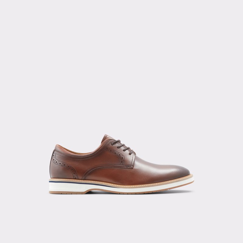Aldo oxford cipele ASTEANFLEX LEA SMOOTH - smeđa 1