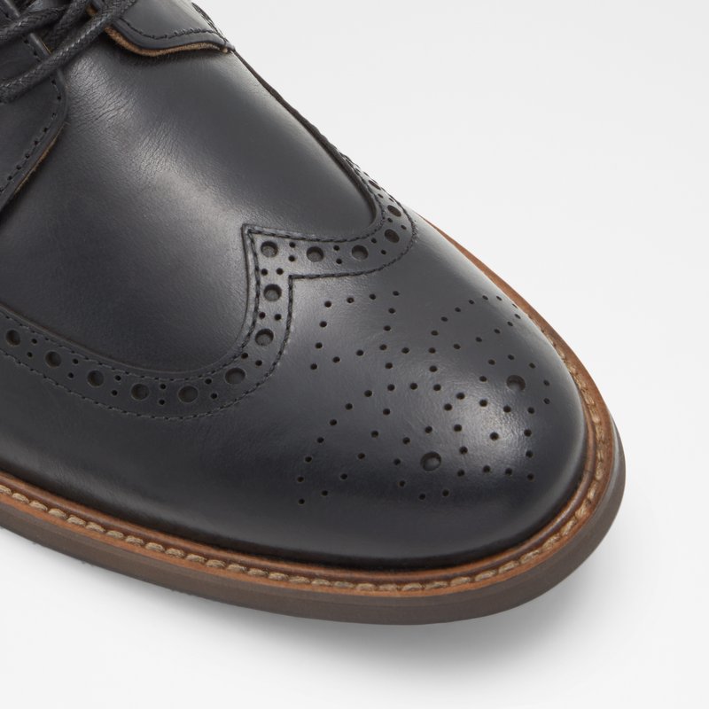 Aldo derby cipele BATTISTONFLEX LEA SMOOTH - crna 5