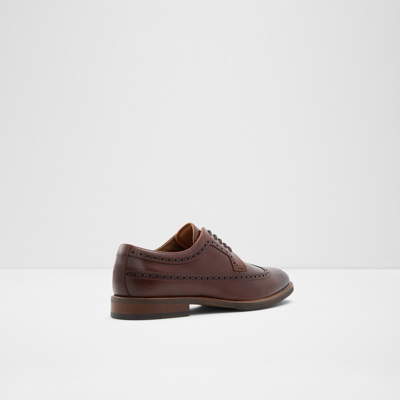Aldo derby cipele BATTISTONFLEX LEA SMOOTH - smeđa 2