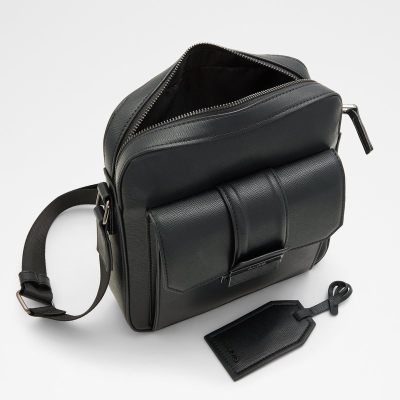 Aldo muška torbica za nošenje na ramenu BOXDENE SYN EPI - crna 3