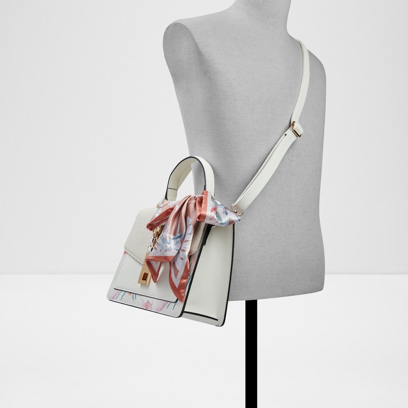 Aldo torbica za nošenje u ruci ili na ramenu CAILLA SYN MIX MAT - bijela