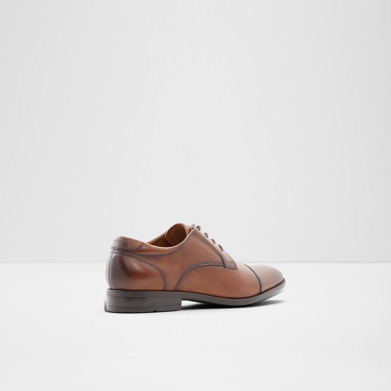 Aldo derby cipele CORTLEYFLEX LEA SMOOTH - smeđa 2