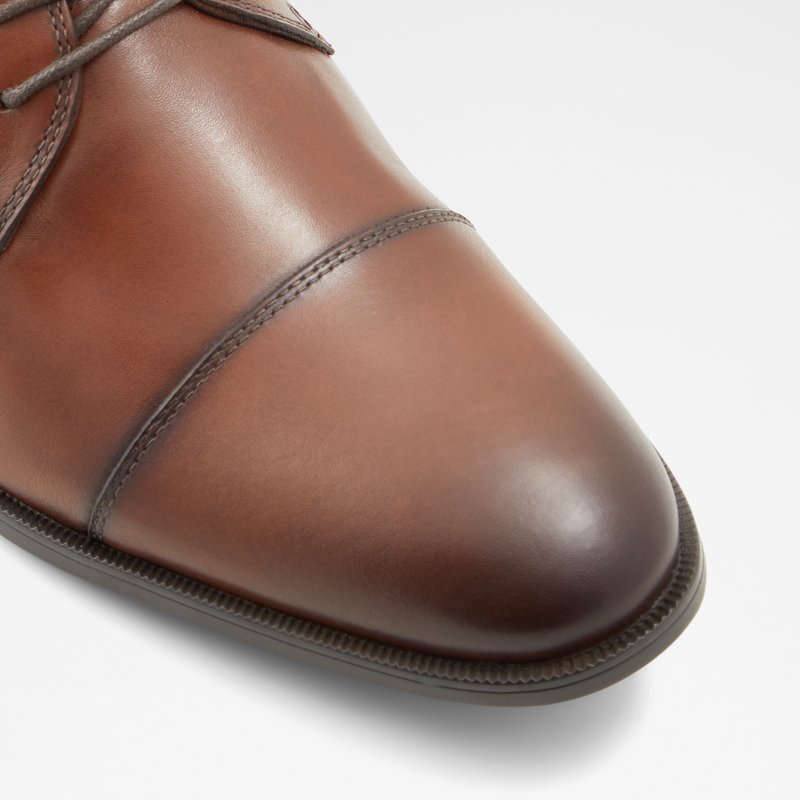 Aldo derby cipele CORTLEYFLEX LEA SMOOTH - smeđa 5