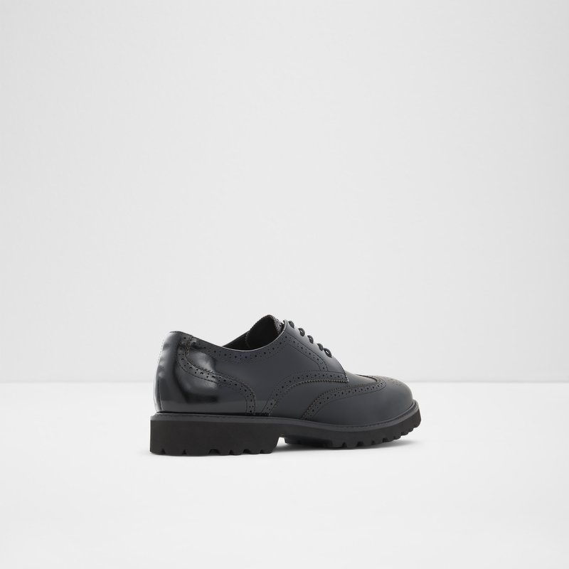 Aldo oxford cipele HELMSMAN LEA SMOOTH - crna 2