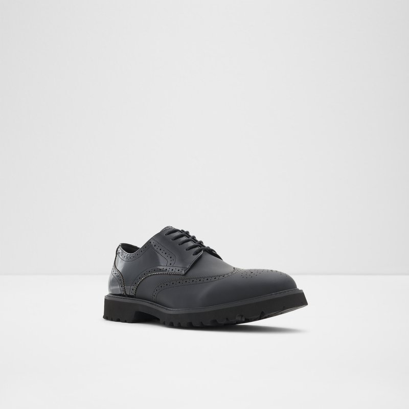 Aldo oxford cipele HELMSMAN LEA SMOOTH - crna 4