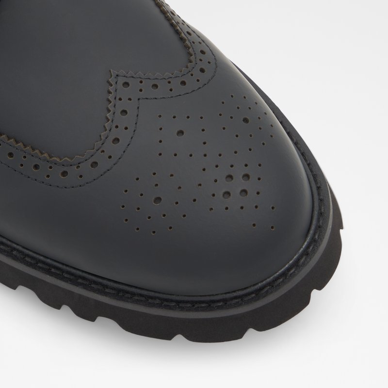 Aldo oxford cipele HELMSMAN LEA SMOOTH - crna 5