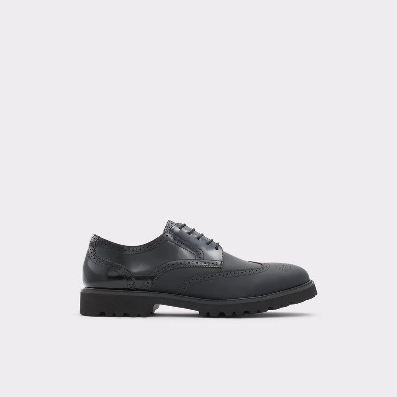 Aldo oxford cipele HELMSMAN LEA SMOOTH - crna 1