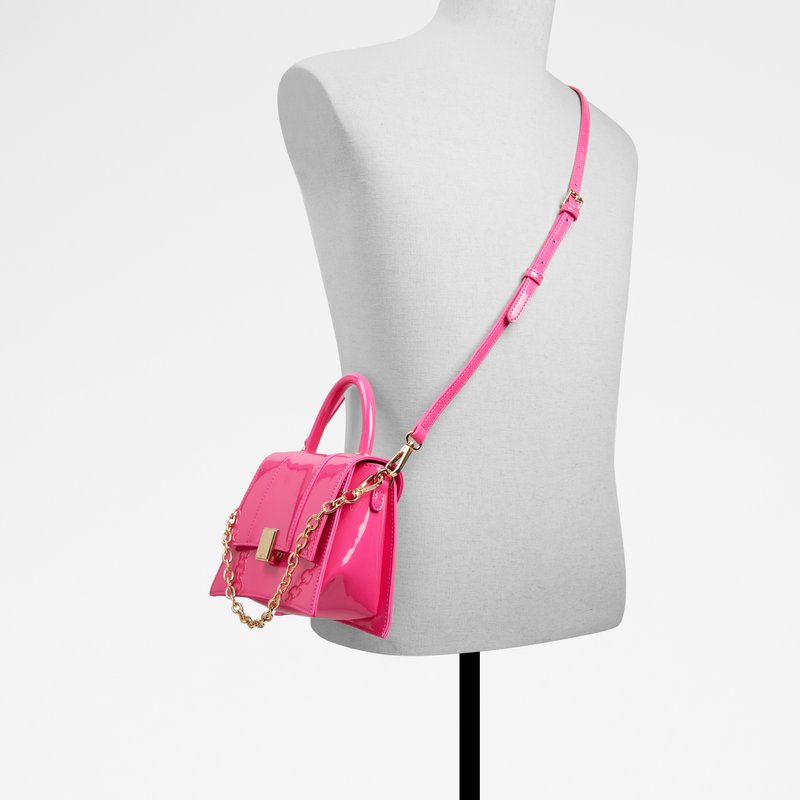 Aldo torbica za nošenje u ruci ili na ramenu KINDRA SYN PATENT - ružičasta 3