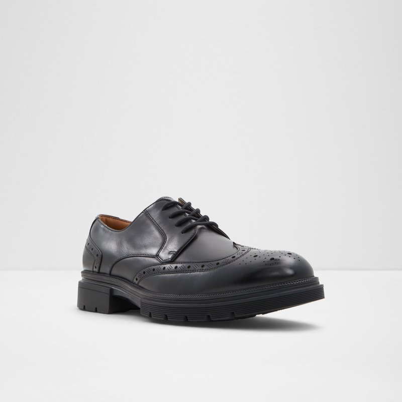 Aldo derby cipele LERMAN LEA SMOOTH - crna 3