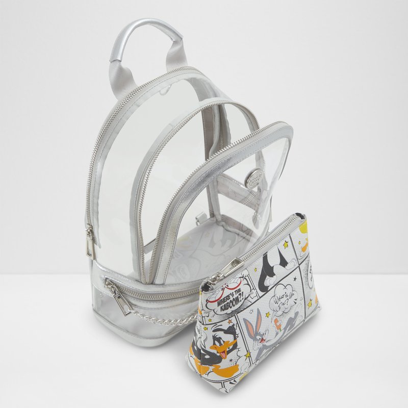 Aldo looney tunes x aldo ruksak LTBACKPACK SYN MIX MAT - srebrna 3