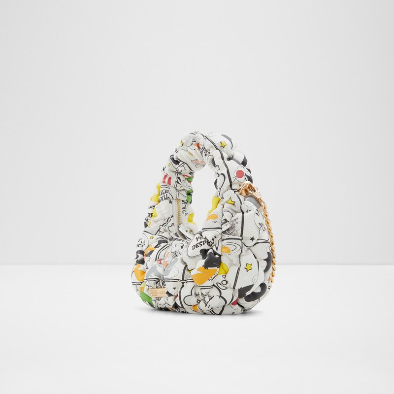 Aldo looney tunes x aldo torbica za nošenje u ruci LTRUCHEDBAG SYN QUILTED - bijela