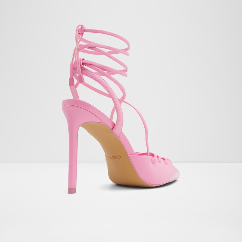 Aldo cipele na visoku petu MAELY SYN SMOOTH - ružičasta 5