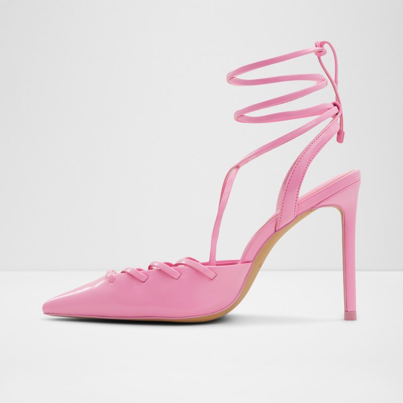 Aldo cipele na visoku petu MAELY SYN SMOOTH - ružičasta 2