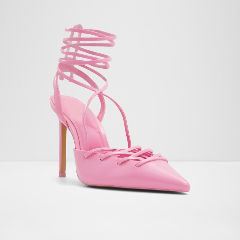Aldo cipele na visoku petu MAELY SYN SMOOTH - ružičasta 3