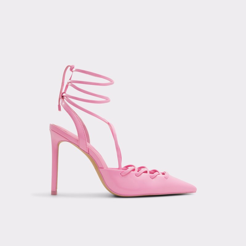 Aldo cipele na visoku petu MAELY SYN SMOOTH - ružičasta 1