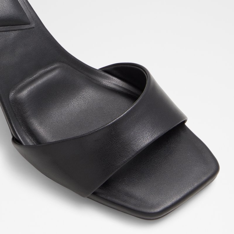 Aldo sandale na srednje visoku petu MAIZE LEA SMOOTH - crna 6