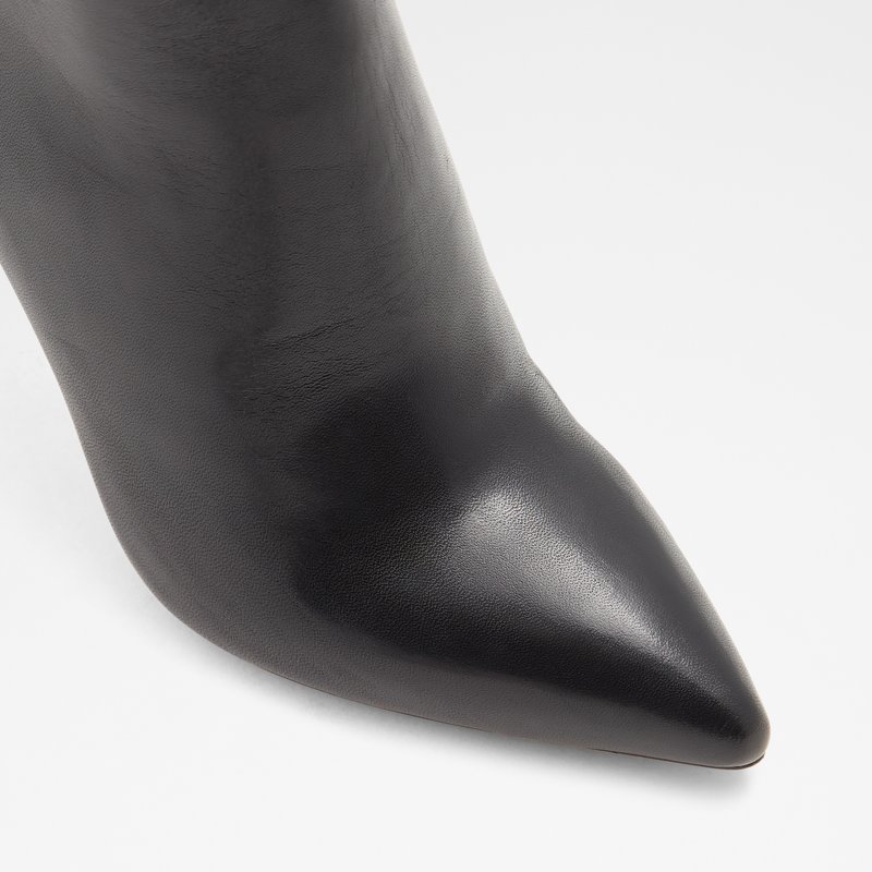 Aldo čizme do koljena SOPHIALAAN LEA MIX MAT - crna 5