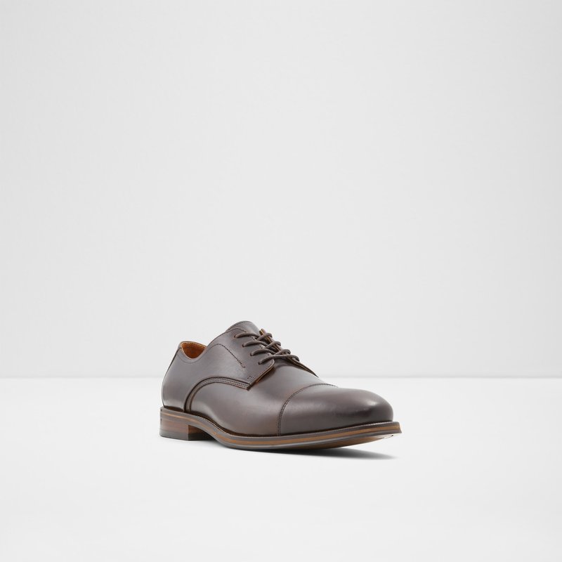 Aldo derby cipele STEVEFLEX-W LEA SMOOTH - smeđa 4
