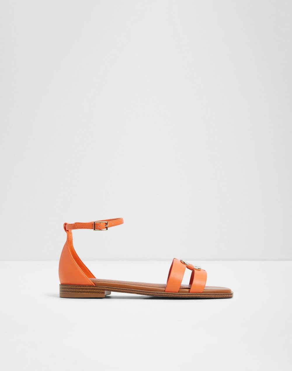 Aldo ravne sandale VOK SYN SMOOTH - narančasta